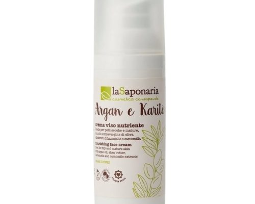 Crema viso nutriente Argan e Karité La Saponaria