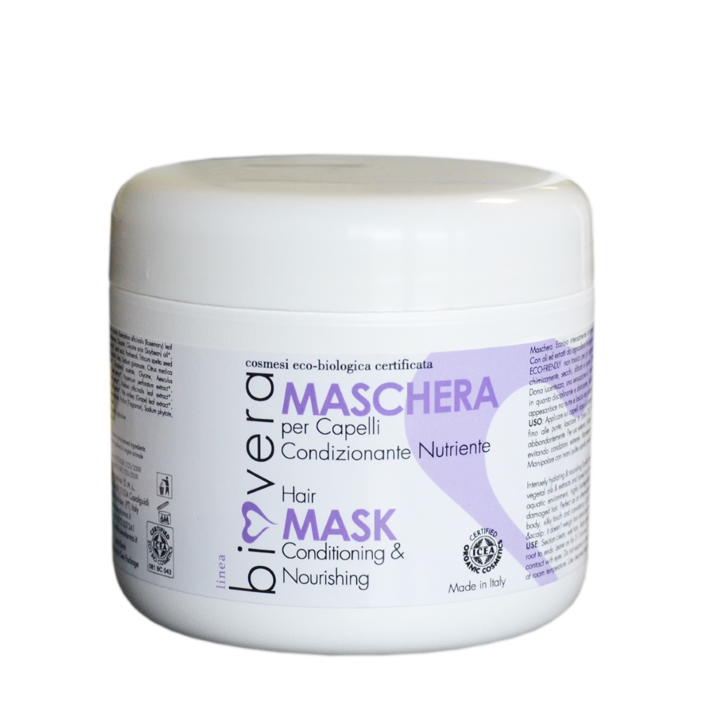 Maschera per capelli crespi e sfibrati Biovera