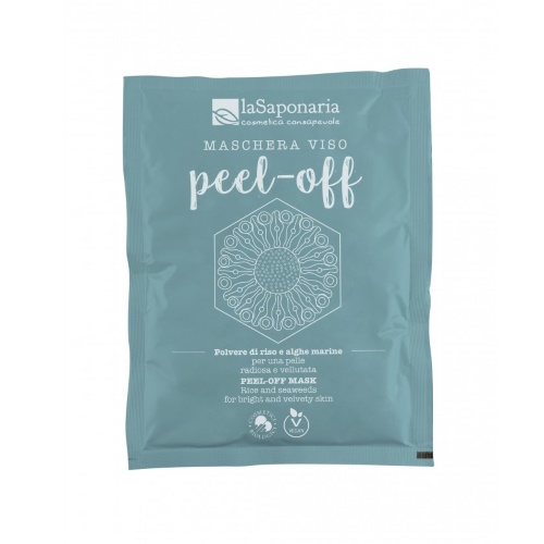 Maschera peel off bio per una pelle radiosa e vellutata La Saponaria