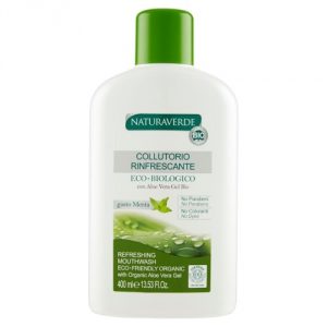 Colluttorio rinfrescante con Aloe – gusto Menta Naturaverde BIO