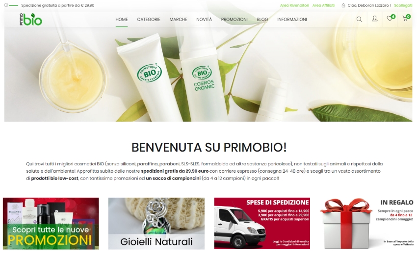 Cerchi una Bioprofumeria Online? Scopri primobio.live!