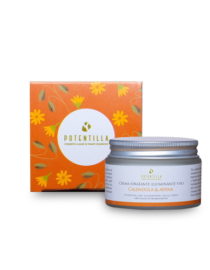 crema viso idratante illuminante potentilla