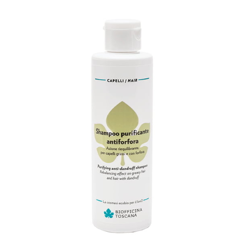 Shampoo purificante antiforfora Biofficina Toscana