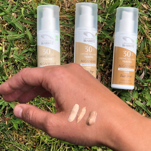 Crema solare colorata per il viso Alga Maris