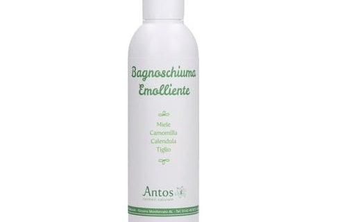 Bagnoschiuma emolliente Miele e Camomilla Antos