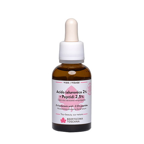 Acido Ialuronico 2% + Peptidi 2,5% Biofficina Toscana
