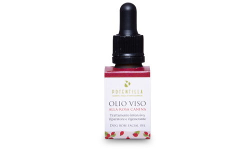 Olio viso con Rosa Canina, Geranio e Vinaccioli Potentilla
