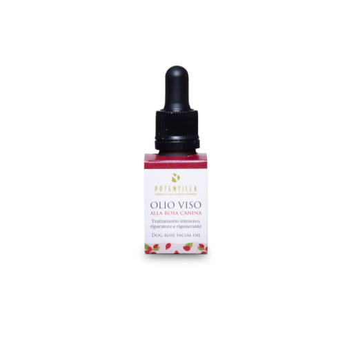 Olio viso con Rosa Canina, Geranio e Vinaccioli Potentilla