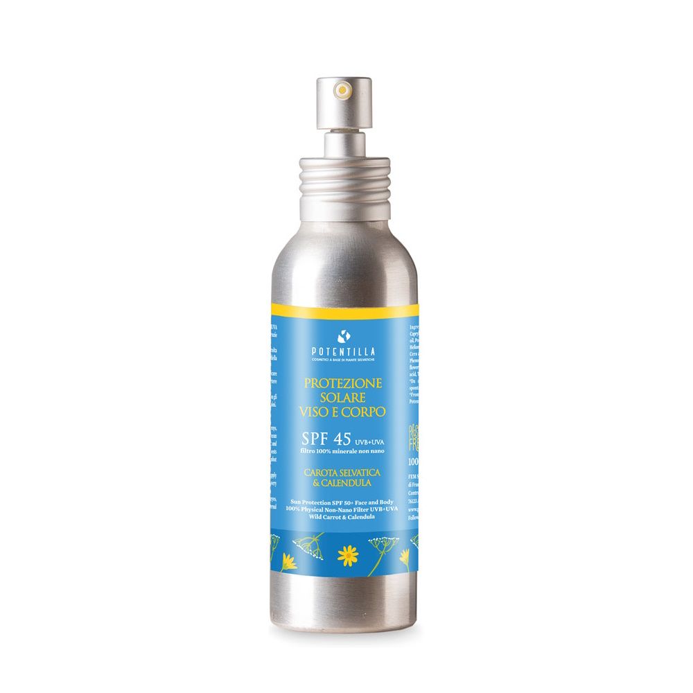 Protezione solare viso e corpo SPF 45 Potentilla