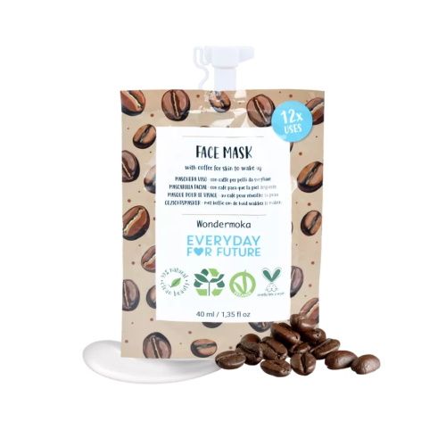 Maschera Viso Wondermoka con Caffè Everyday For Future