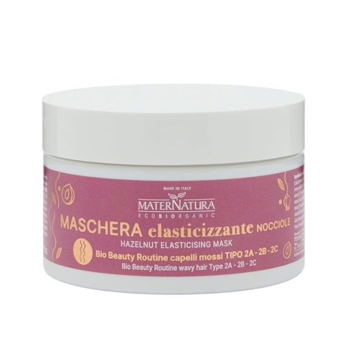 Maschera elasticizzante capelli mossi alle Nocciole Maternatura