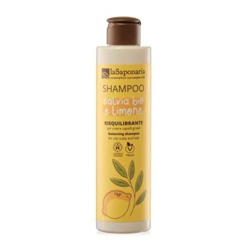 Shampoo liquido Salvia e Limone La Saponaria